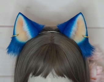 Sonic blue fox ears for cosplay