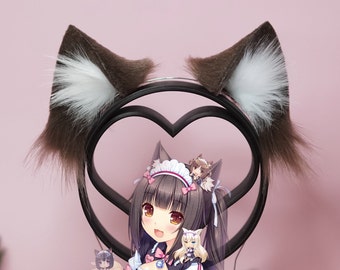 Chocola Nekopara Cosplay Cat Ears in Brown