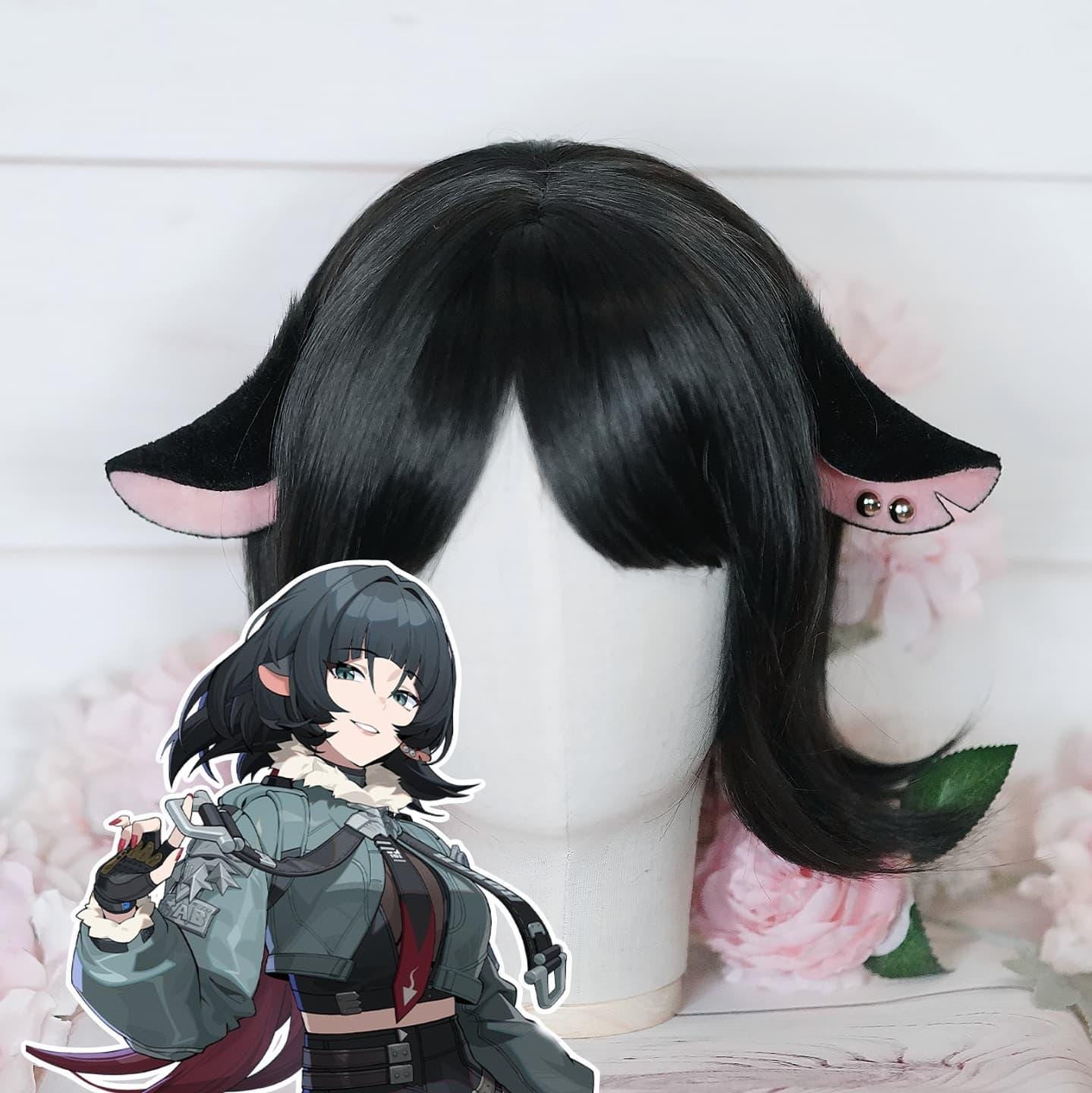 Jane Doe Zenless Zone Zero (ZZZ) Cosplay Ears in Black