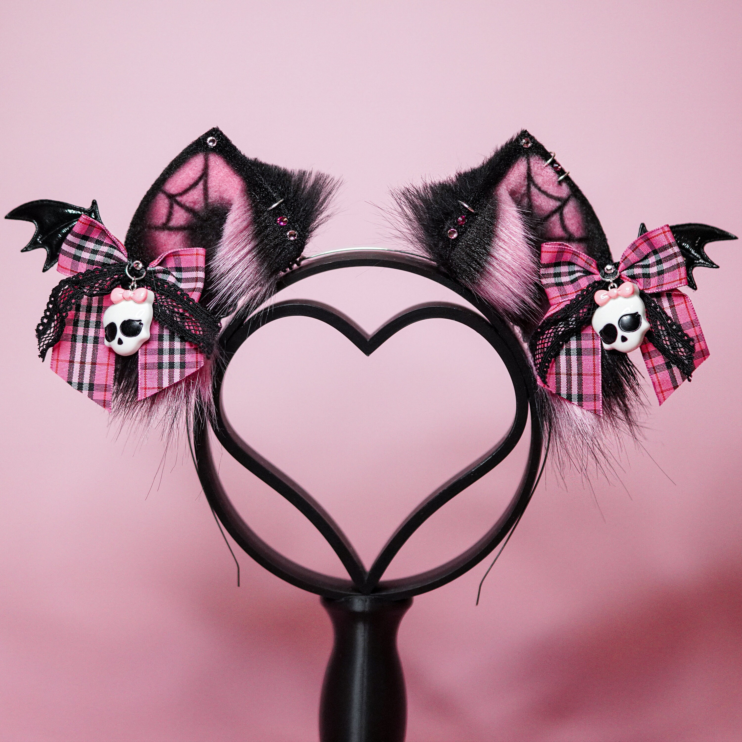 Inspired Draculaura Cat Ears for Cosplay Halloween Etsy