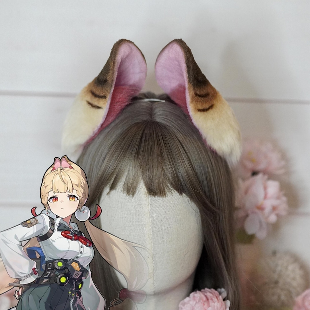 Zenless Zone Zero ZZZ Alice Thymefield Cosplay Ears - Beige Bunny