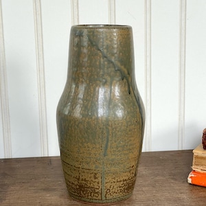 Vintage Japanese Ikebana Vase Mid Century, Kenzan Pottery Vase, Studio Pottery Vase, Ikebana