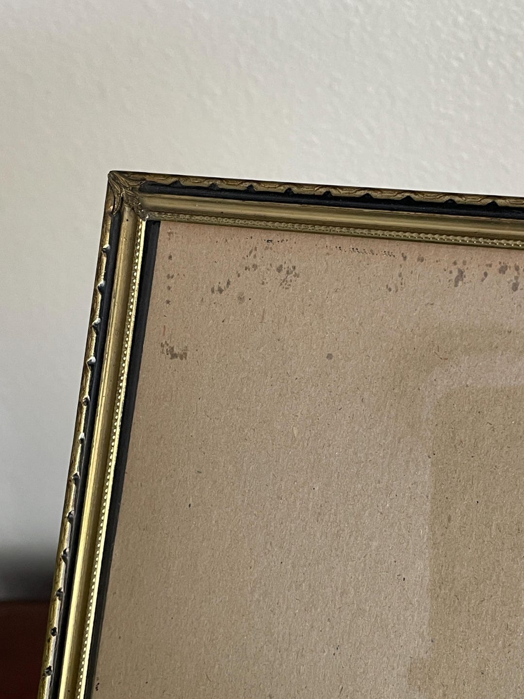 Vintage 8x10" Gold Metal Ornate Picture Frame With Decorative Edges ...
