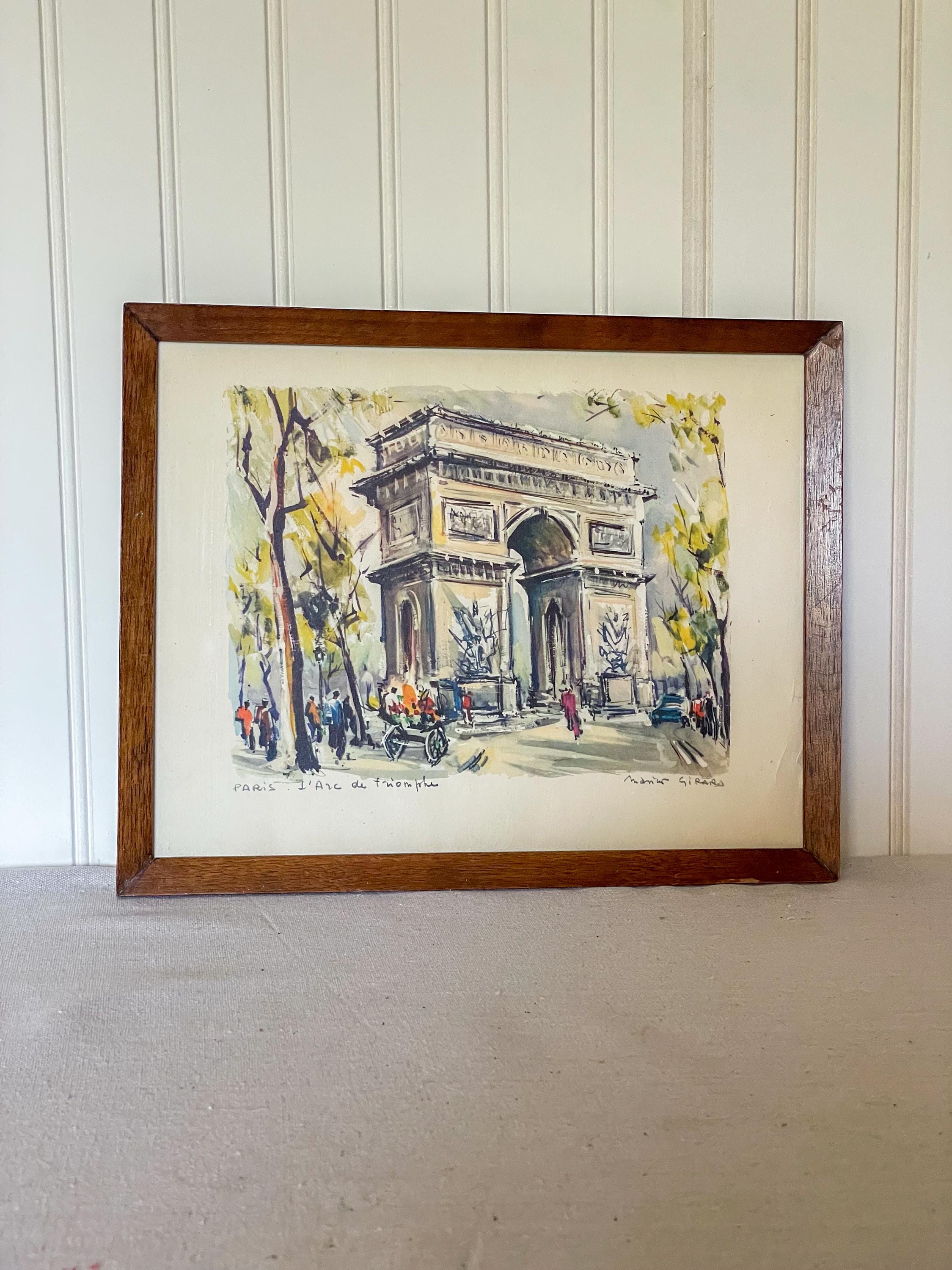 Vintage Paris Prints Lithographs Canada