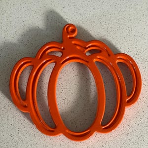 Vintage Technique Cast Iron Trivet - Orange Pumpkin NEW Thanksgiving Table