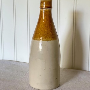 Antique Salt Glazed Stoneware Bottle: Murray & Buchan Pottery, Scotland