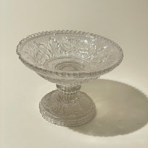 Antique Crystal Pedestal