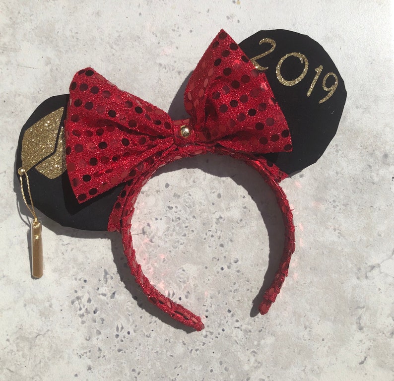 minnie mouse graduation ears