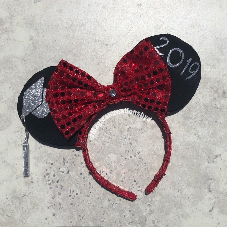 minnie mouse graduation ears