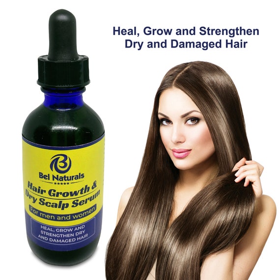 Hair Growth Serum Dry Scalp Serum Natural Hair Regrowth Etsy