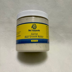 Carrot Hair Growth Butter-Ayurvedic Hair Butter-Alopecia Butter-Dry Hair Butter-Brittle Hair Butter-Natural Hair Butter-Organic Hair Butter