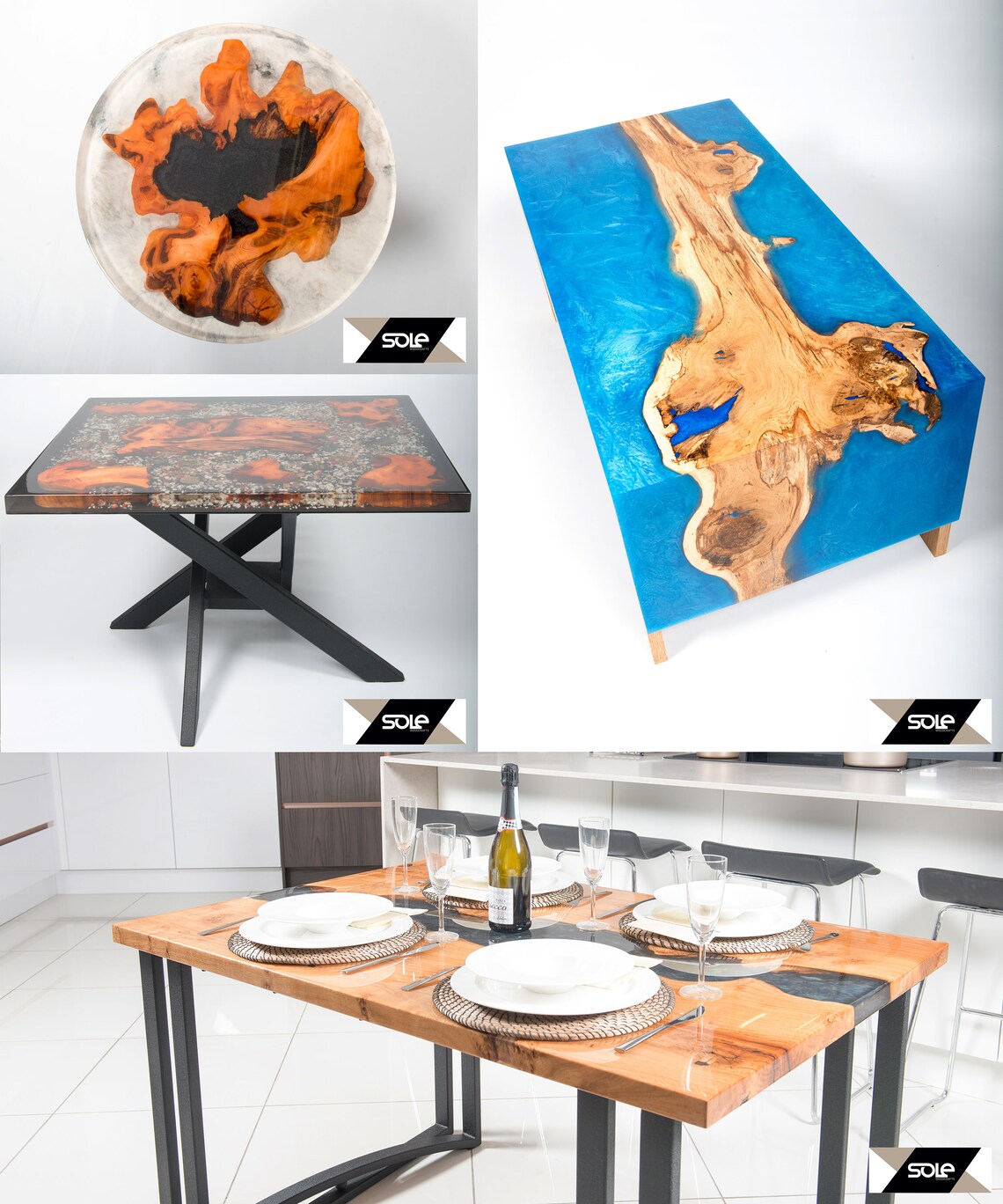 Epoxy Resin Art Epoxy Resin Wall Art Handmade Abstract Art Etsy