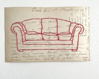 Sitting on my sofa