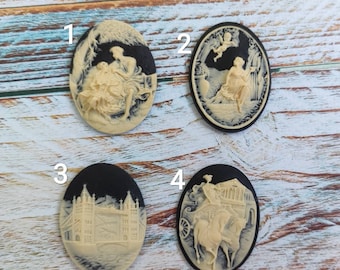 Vintage Cameo Silicone Mold, Pendant mold, Cabachon mold, DIY Sugarcraft, Resin, PolymerClay, Soap