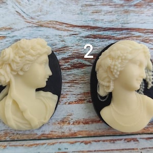 Lady Cameo Silicone Mold DIY Sugarcraft, Resin, PolymerClay, Soap