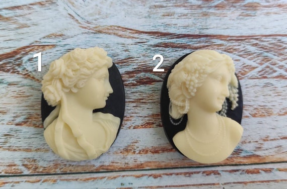 Lady Cameo Silicone Mold DIY Sugarcraft, Resin, PolymerClay, Soap