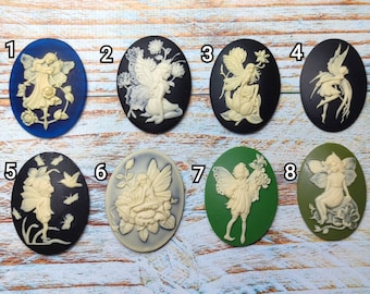 Fairy Cameo Silicone Mold DIY Pendant Mould Sugarcraft, Resin, PolymerClay, Soap