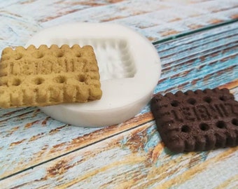 Cookie Silicone Mold for Epoxy, Clay, Wax – Perfect for Mugs, Photo Frames and Creative DIY Projects