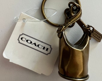 Vintage Coach City Bag Key Fob - Etsy Vintage Coach City Bag Key Fob - Etsy