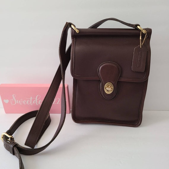 バッグ vintage coach 2way shoulderbag brown Vintage Coach Brown Murphy Shoulder Bag - Etsy
