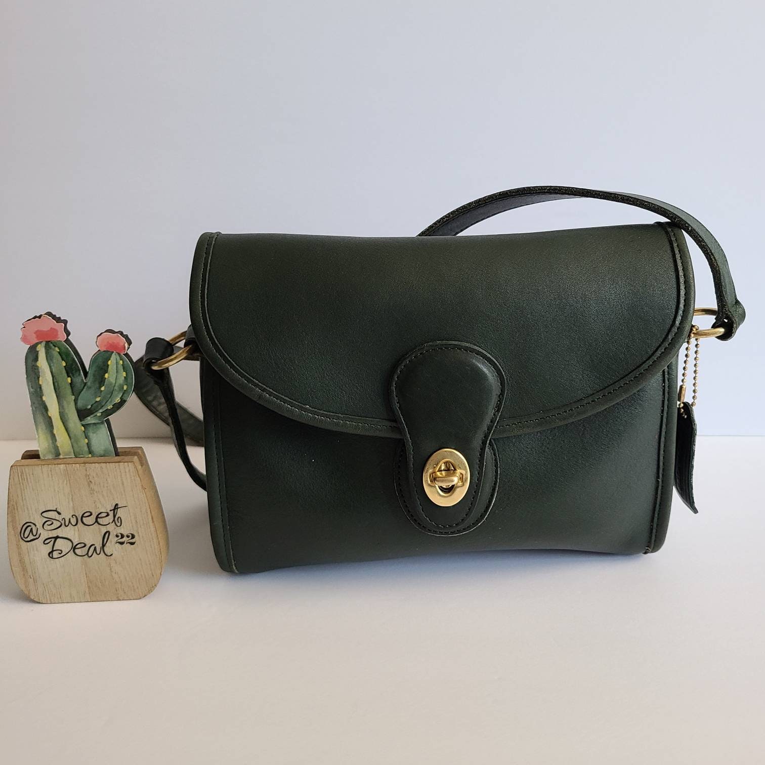 Vintage Coach Original Green Devon Shoulder Crossbody Bag - Etsy