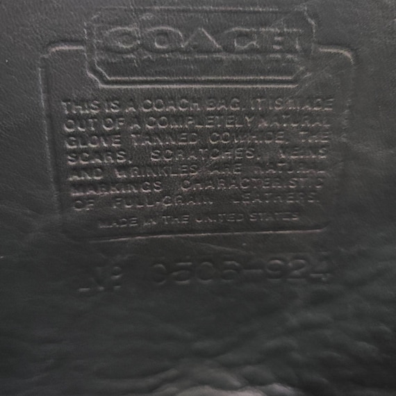 Vintage Coach Black Original Rambler Shoulder Bag Gem