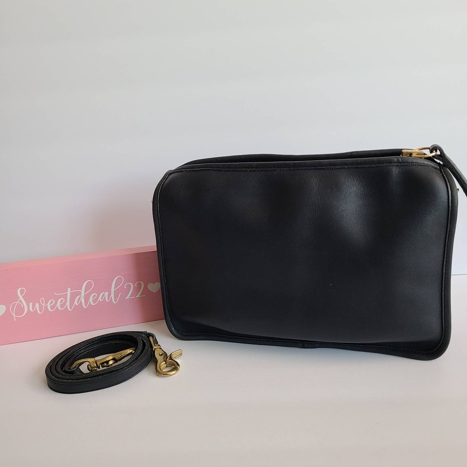 Vintage Coach Nyc Navy Companion Bag - Etsy
