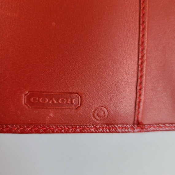 Vintage Coach Red Gramercy Address Notebook - image 3