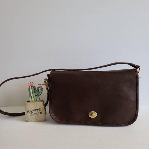Vintage Coach Original Burgundy Shoulder Bag