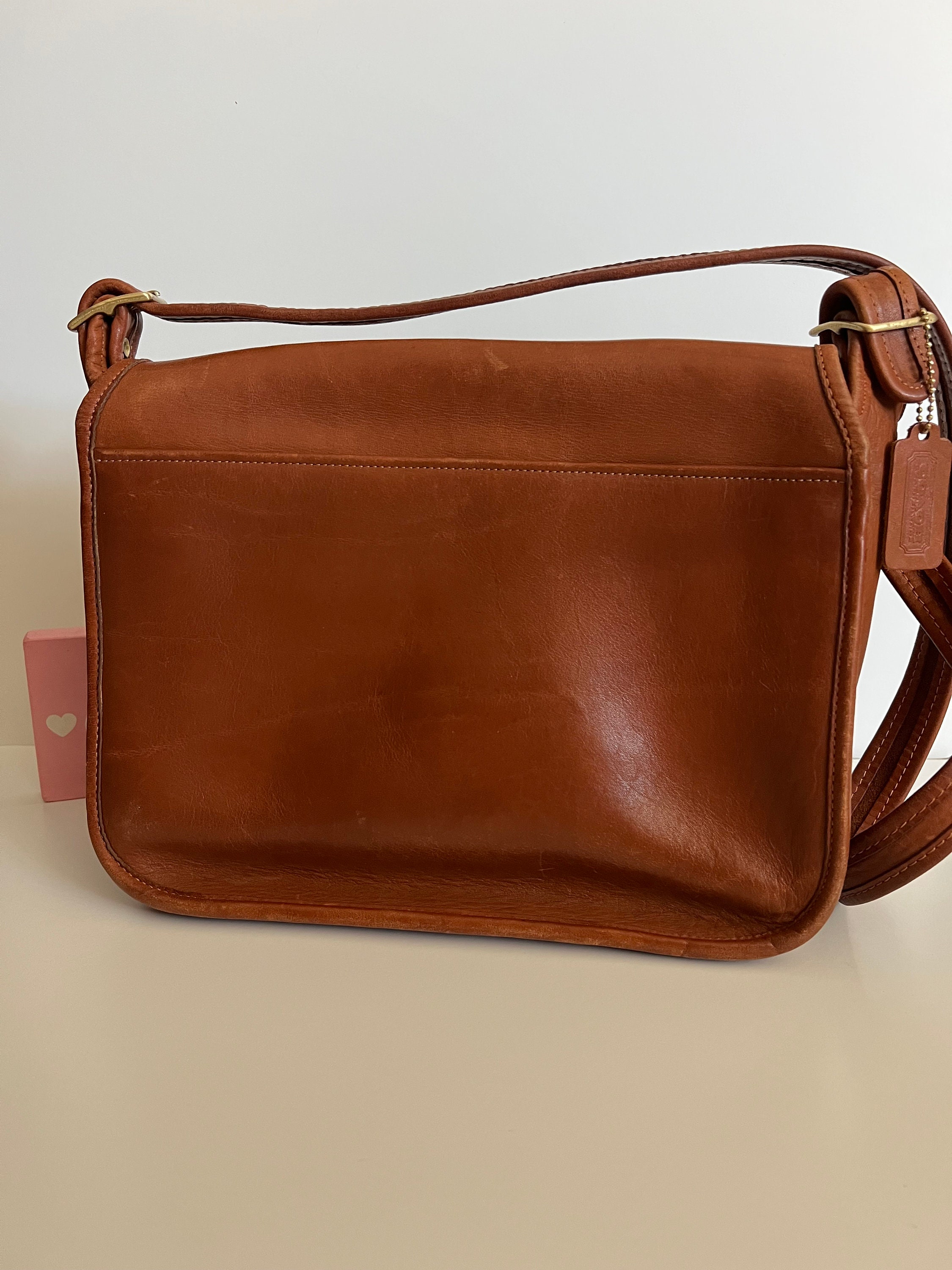 Vintage Coach NYC British Tan Rambler Shoulder Bag - Etsy