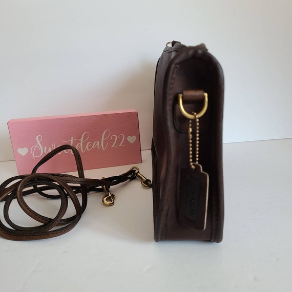 Vintage Coach NYC Dark Brown Mocha Basic Bag - Etsy