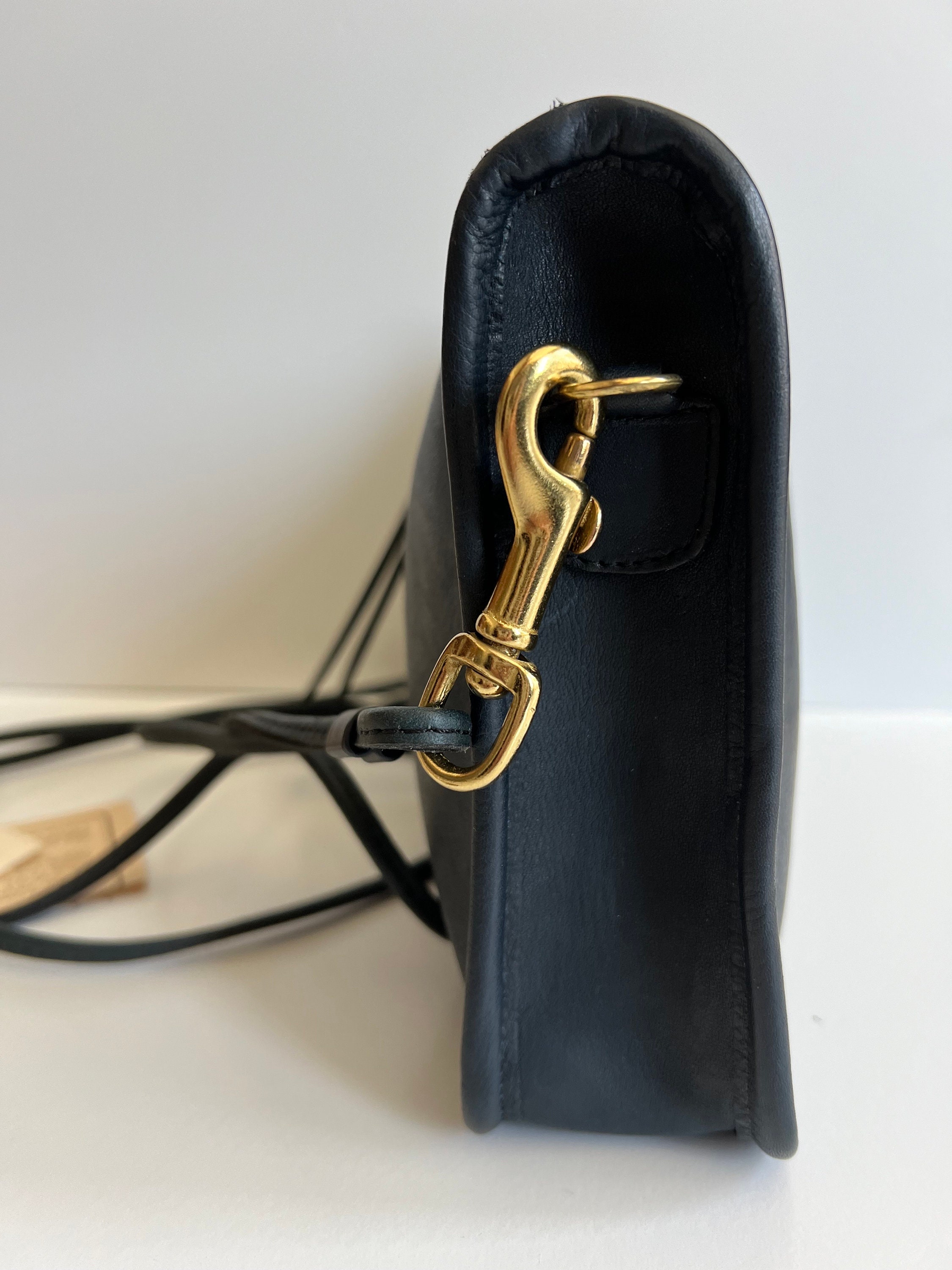 バッグ Vintage Coach Wooster Bag Navy Rare s-l1200.jpg