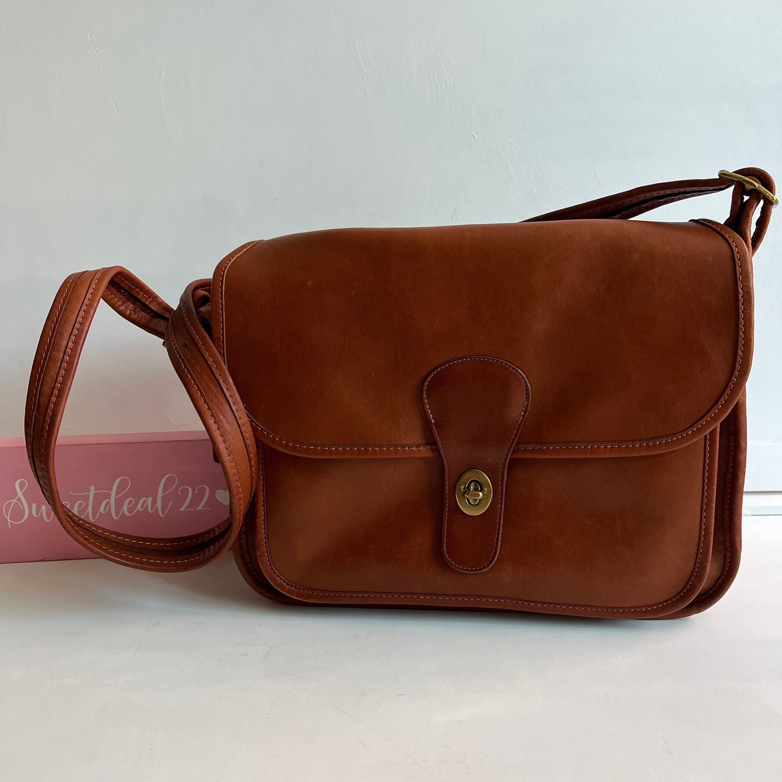 COACH Vintage Ridgefield Flap Bag in Brown