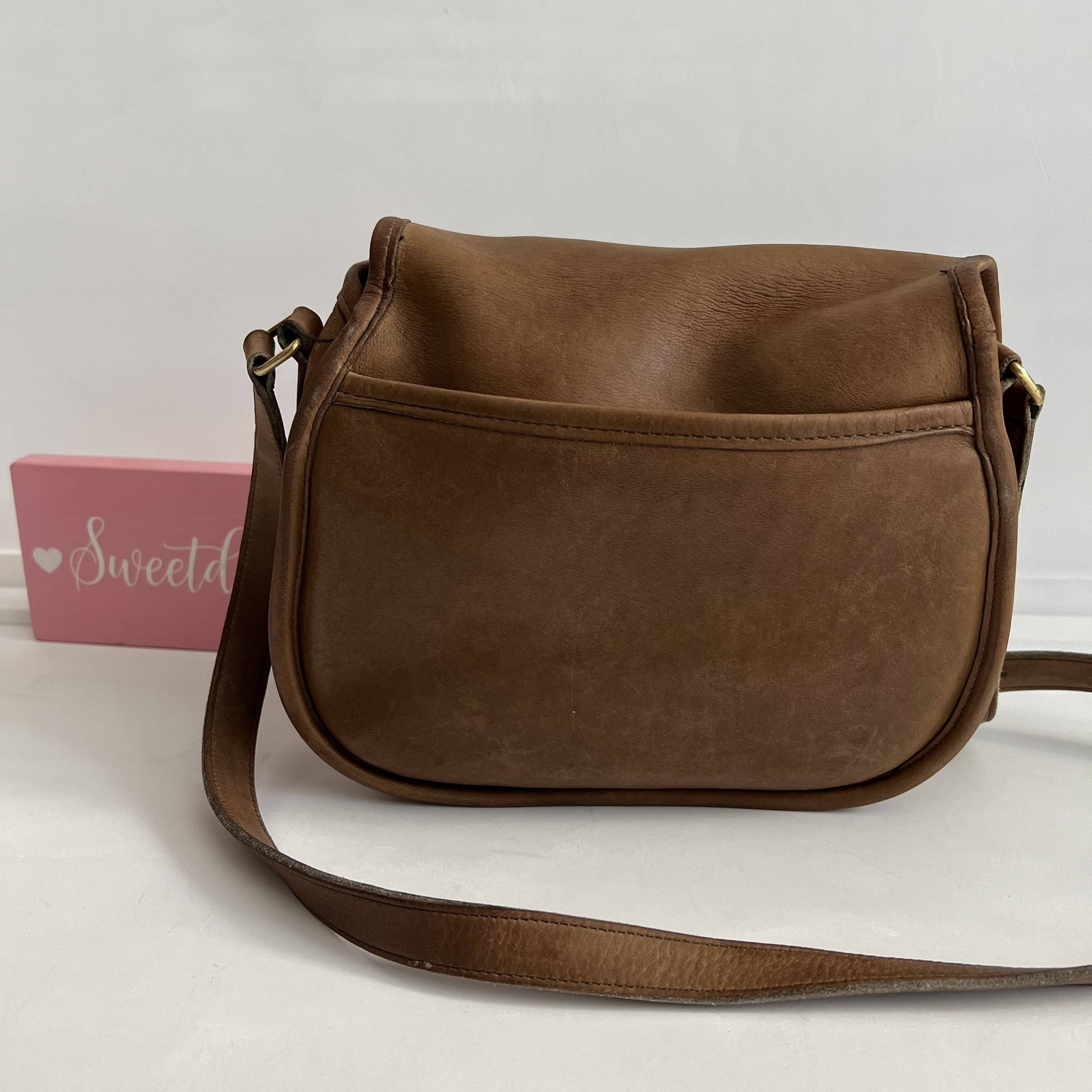 Vintage Coach NYC Saddle Bag - Etsy 日本