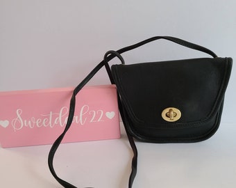 Vintage Coach Small (baby) Courier Pouch 9505 Saddle Leather