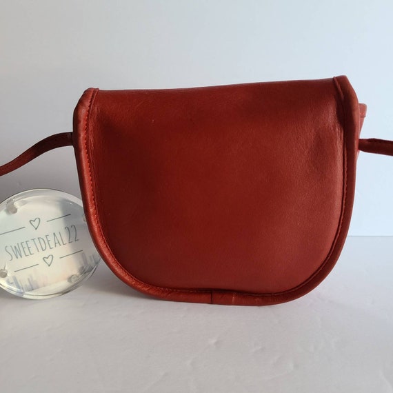 Vintage Coach Original Red Mini Bag - image 3