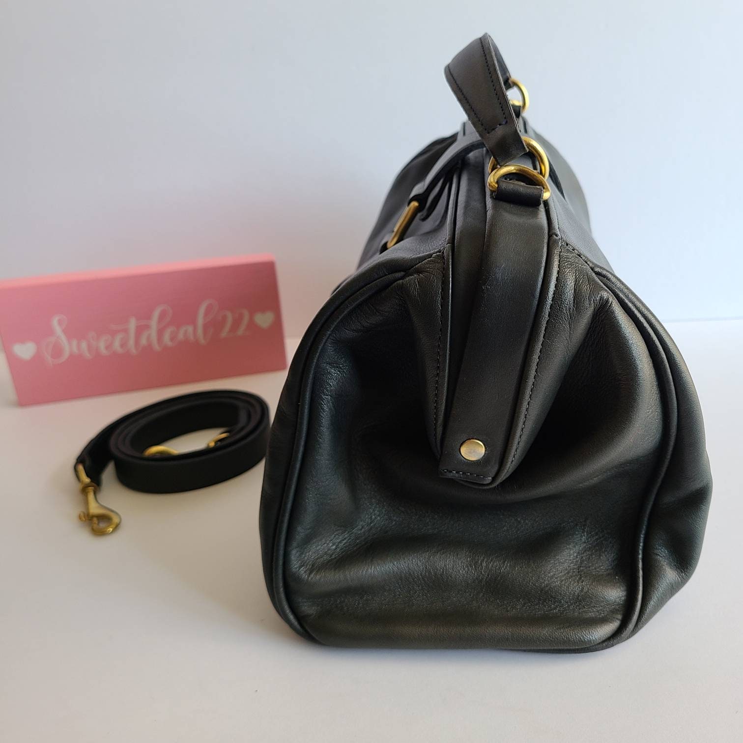 Vintage Coach Original Navy Hudson Doctor Bag