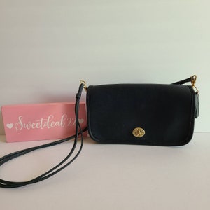 Vintage Coach Early Dinky Pre Creed Blue Shoulder Bag