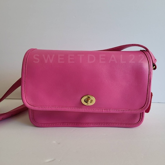 Custom Pink Vintage Coach Compartment Bag