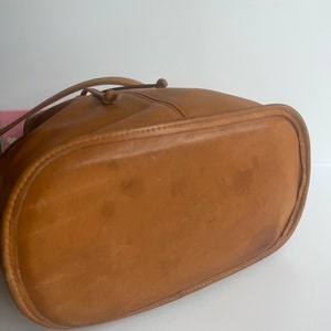 Vintage Coach British Tan Drawstring Duffle Bag image 6