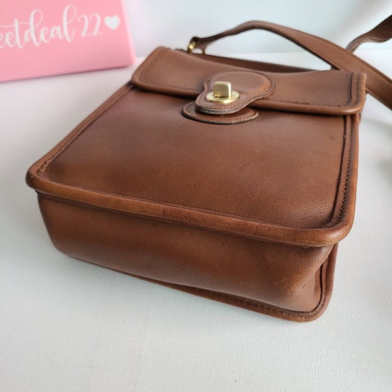 Vintage Coach British Tan Murphy Bag - image 6