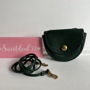 Vintage Coach Original Green Mini Belt Crossbody Bag