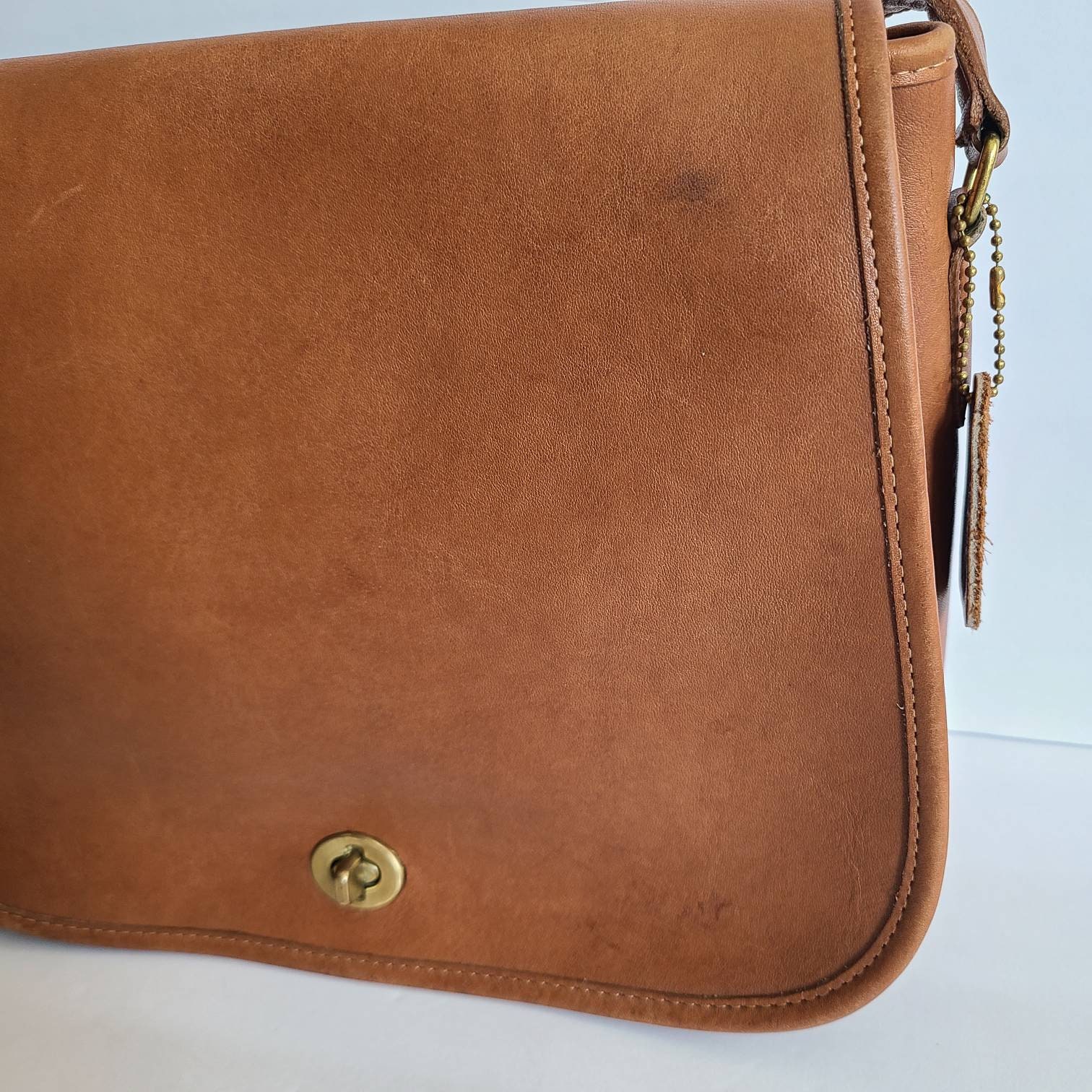 Vintage Coach British Tan Ranch Bag - Etsy