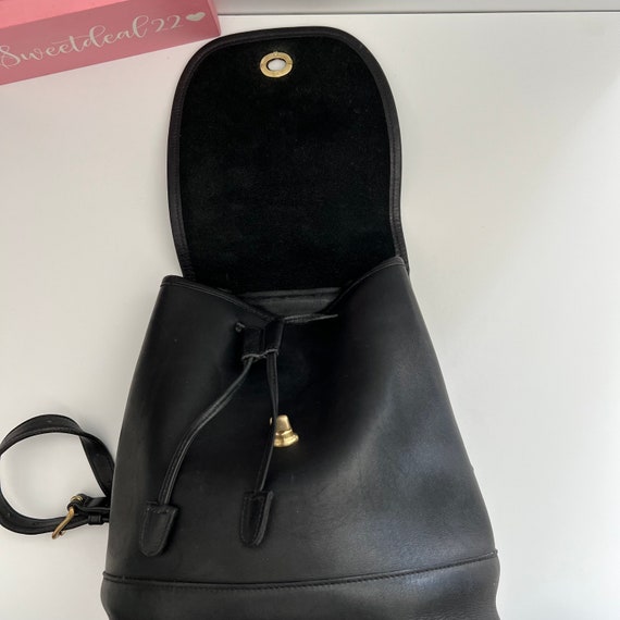 バッグ vitage coach backpack nubuck Black Black Backpack with logo Coach - Vitkac Italy