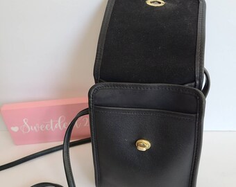Vintage Coach Black Scooter Shoulder Crossbody Bag