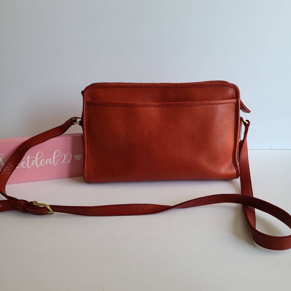 Vintage Coach Original NYC Red Swagger Bag - image 3