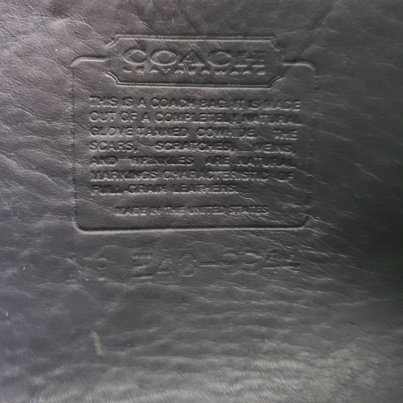 Vintage Coach Black Taylor Shoulder Bag Etsy