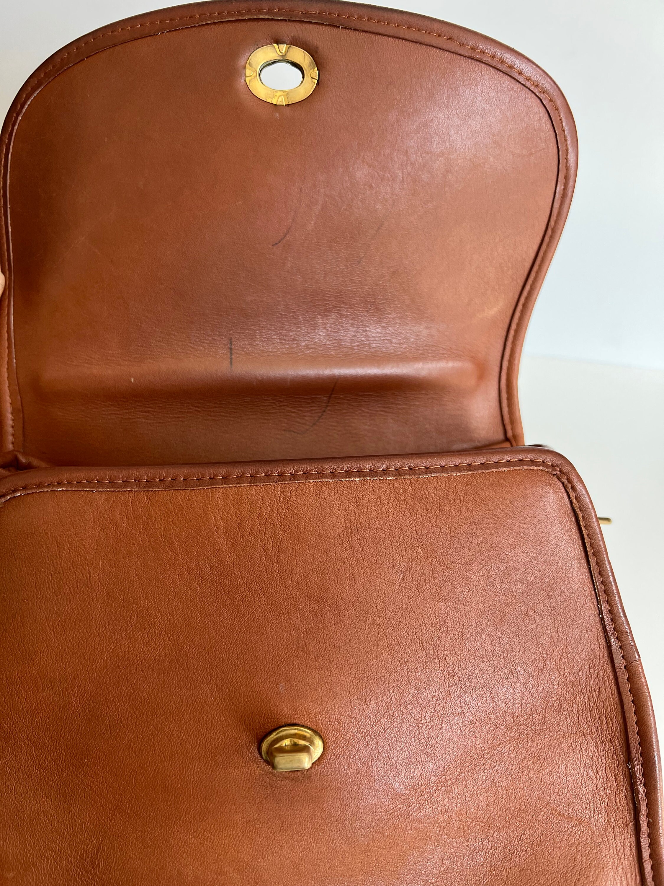 Vintage Coach British Tan Manor Top Handle Bag - Etsy