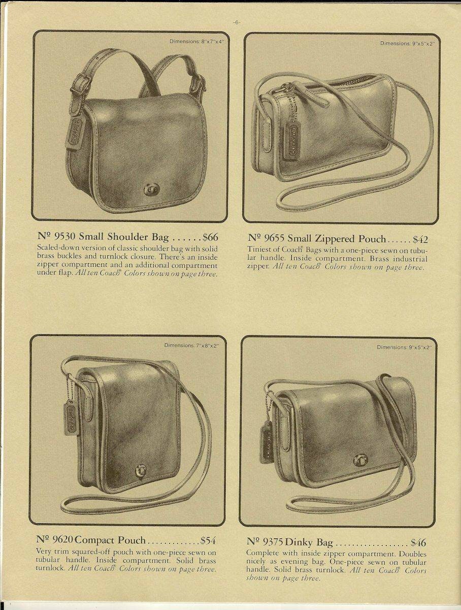 Buy Vintage Coach Original NYC Pristine Putty Stewardess Bag With