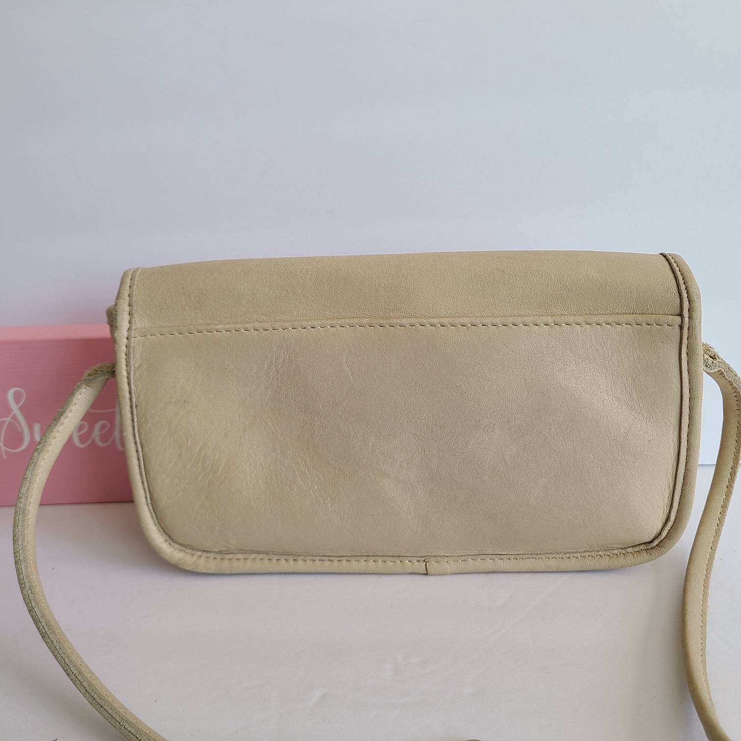 Vintage Coach Bone Dinky Shoulder Crossbody Bag - Etsy